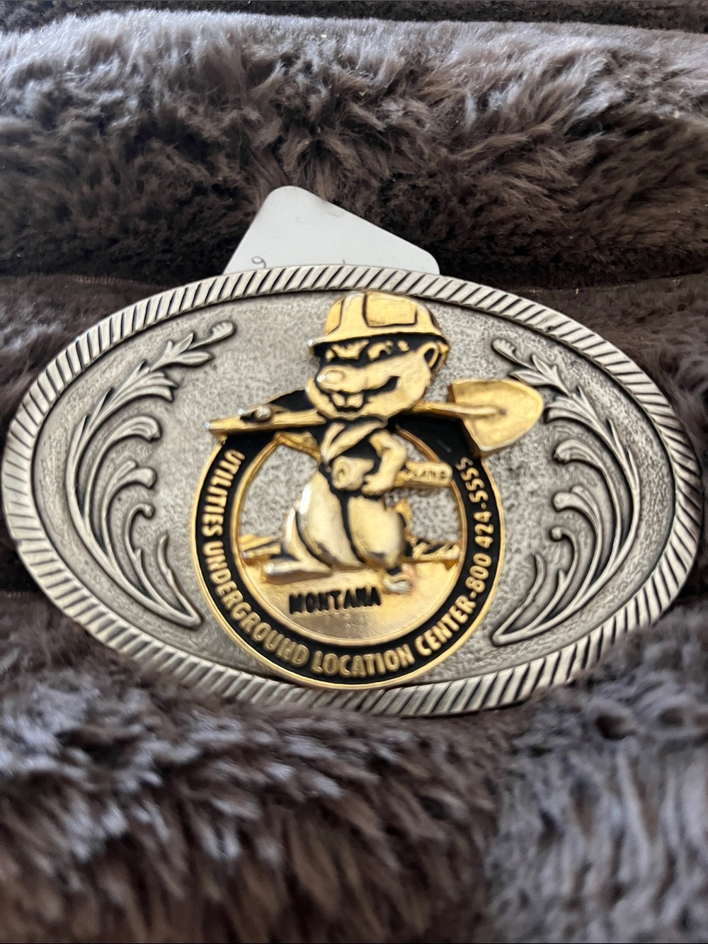 Montana Utilities Buckle